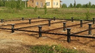 Установка и монтаж - винтовые сваи в Нефтекамске для свайного фундамента дома. Цена от 2055 руб - видео закручивание